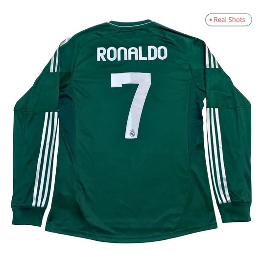 Ronaldo #7 Real Madrid Koszulka retro trzecia z długim rękawem 2012/13