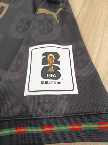 RONALDO #7 Portugalia Pantera Negra Z naszywką Koszulka Edycja specjalna – Mundial 2026