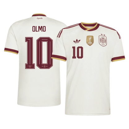 OLMO #10 Hiszpania Koszulka Wyjazdowa Wersja zawodnicza – Mundial 2026
