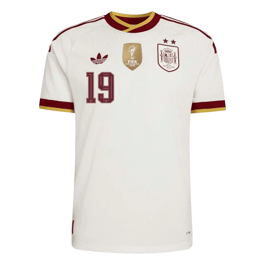 LAMINE YAMAL #19 Hiszpania Koszulka Wyjazdowa – Mundial 2026