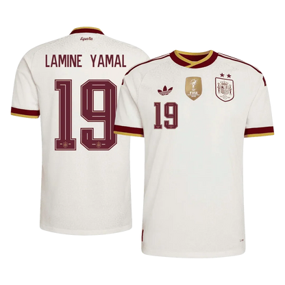 LAMINE YAMAL #19 Hiszpania Koszulka Wyjazdowa Wersja zawodnicza – Mundial 2026