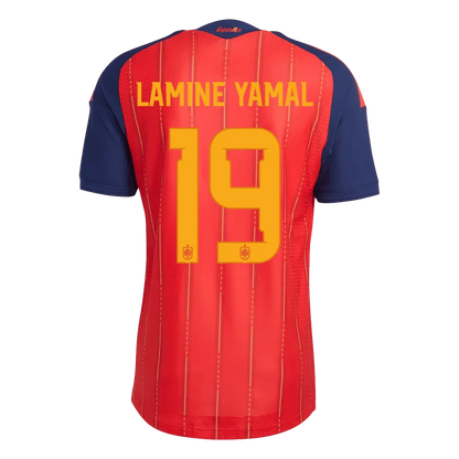 LAMINE YAMAL #19 Hiszpania Koszulka Domowa Wersja zawodnicza – Mundial 2026