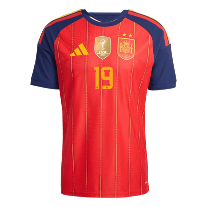 LAMINE YAMAL #19 Hiszpania Koszulka Domowa – Mundial 2026