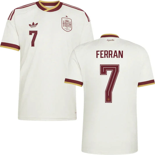 Ferran #7 Hiszpania Koszulka Wyjazdowa – Mundial 2026