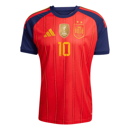 OLMO #10 Hiszpania Koszulka Domowa – Mundial 2026