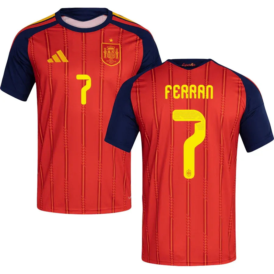 Ferran #7 Hiszpania Koszulka Domowa – Mundial 2026