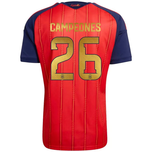 CAMPEONES #26 Hiszpania Koszulka Domowa – Mundial 2026