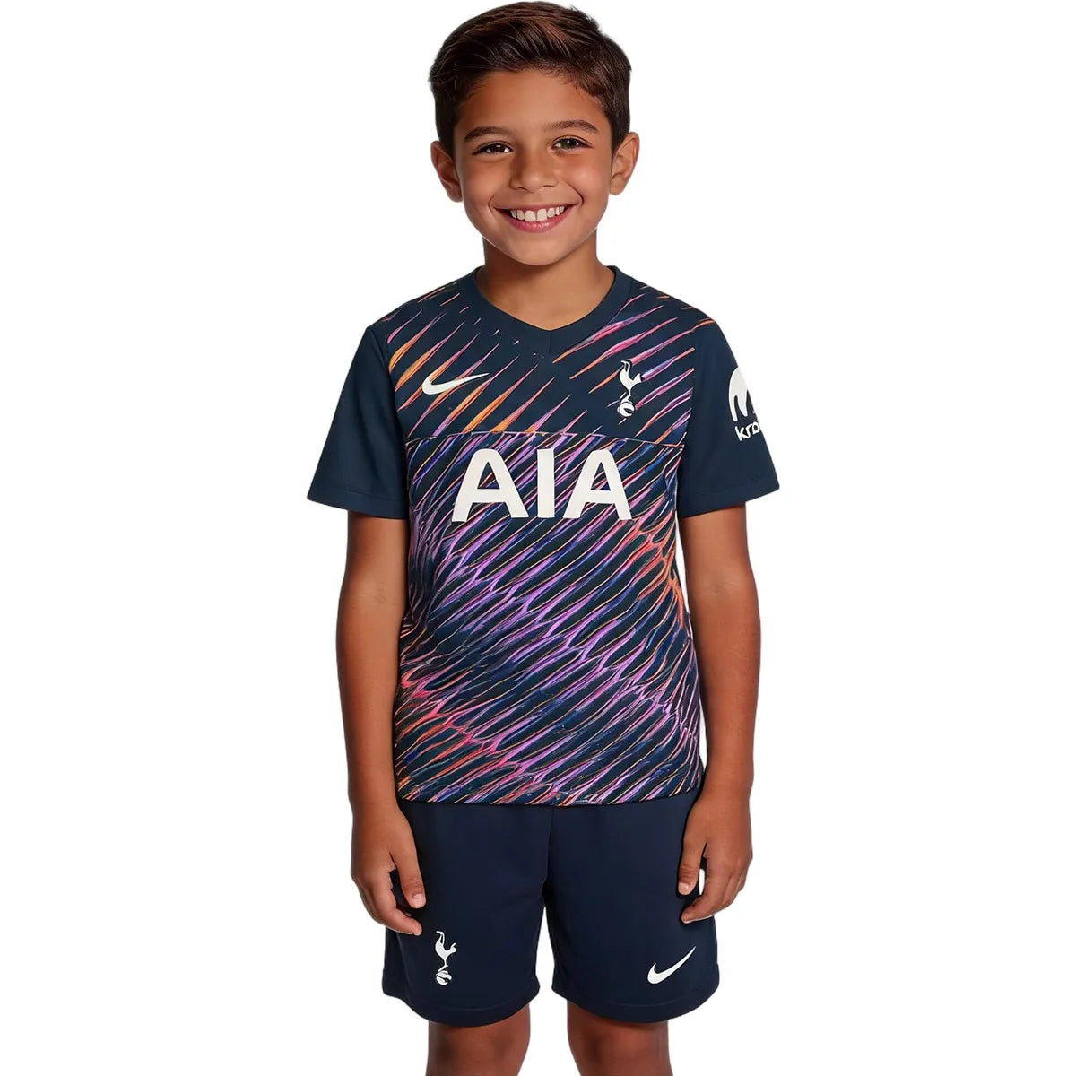 Tottenham Hotspur Dziecięcy Komplet wyjazdowy – koszulka + spodenki 2026/27
