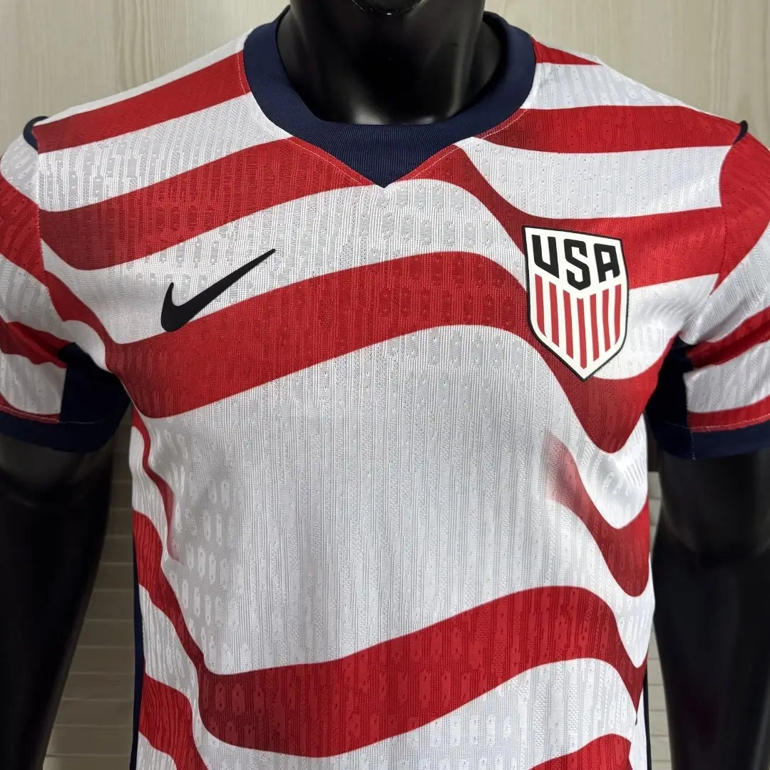 USA Stripes Koszulka Domowa Wersja zawodnicza – Mundial 2026