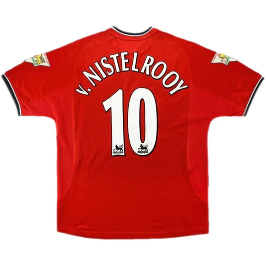 v.NISTELROOY #10 Manchester United Koszulka retro domowa 2000/02