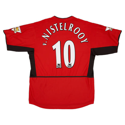 v.Nistelrooy #10 Manchester United Koszulka retro domowa 2002/04